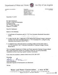 M215 Microinverter LADWP Approval Letter